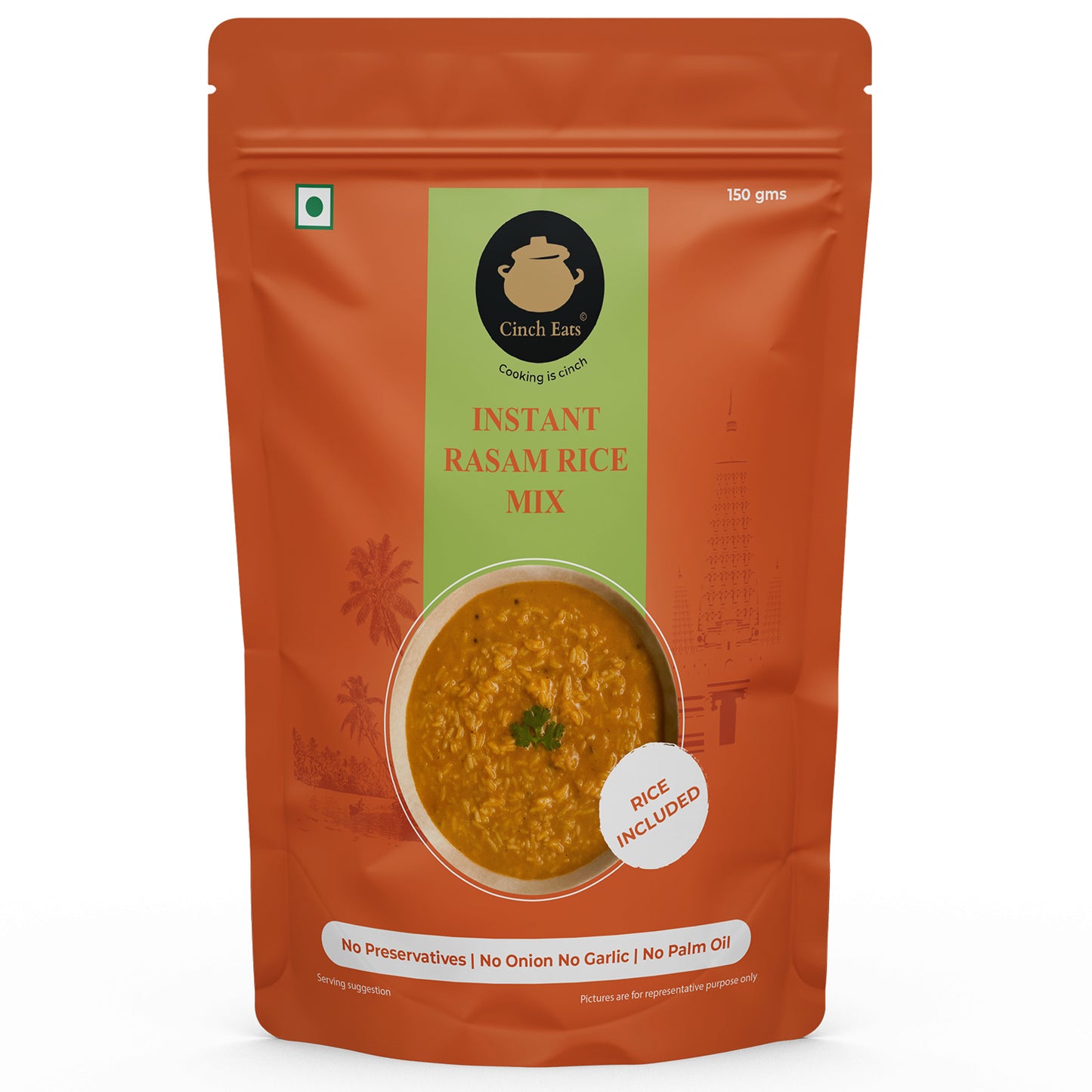 Cinch Meal Combo (Bisibele bath, rasam rice, upma, poha)
