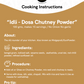 Idli dosa chutney powder/Molgapodi / Gun Powder | 110 gms | just add oil/ghee| Export Quality