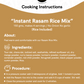 Instant Rasam Rice Mix(Kolam RIce) | 150 gms | 4 servings- makes 700 gms wet | rice included